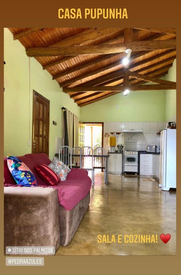 Готель Sitio Dos Palmitos - Casa Pupunha Педра-Азул Екстер'єр фото